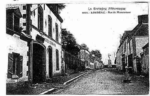 Ville de LOUDEAC Carte postale ancienne